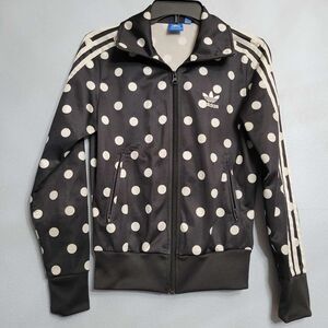 Adidas Originals Polka Dot Firebird Track Jacket Black & White Mod Ska XS